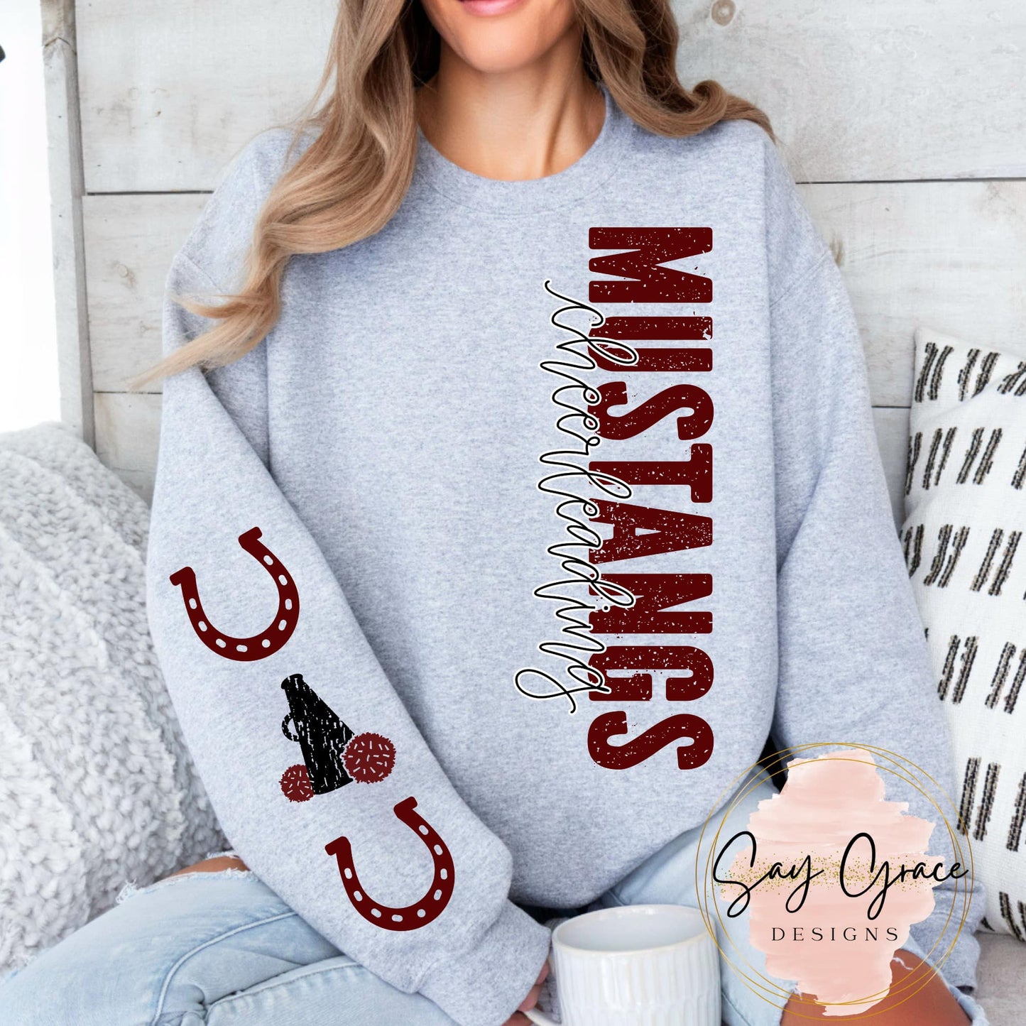 Mustangs Cheer Sweatshirt 2025