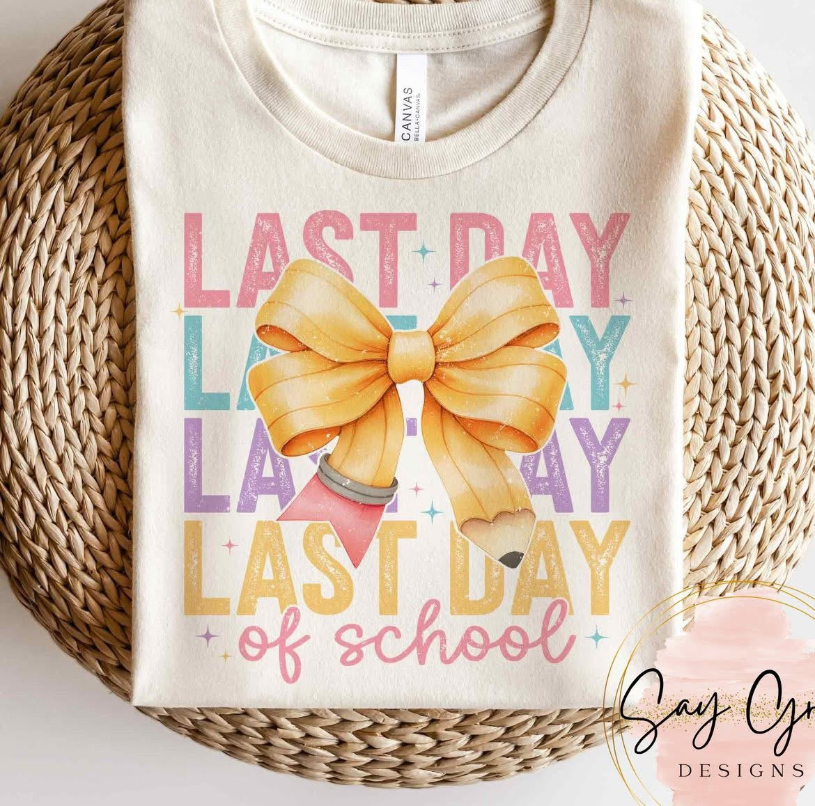 Last Day of School Bow Repeat