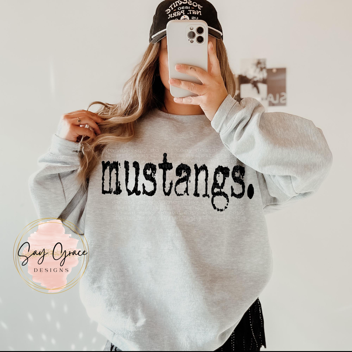 Mustangs Typography