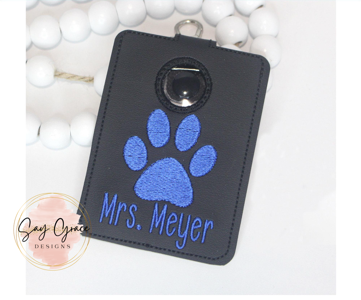Alarm ID Badge Holder