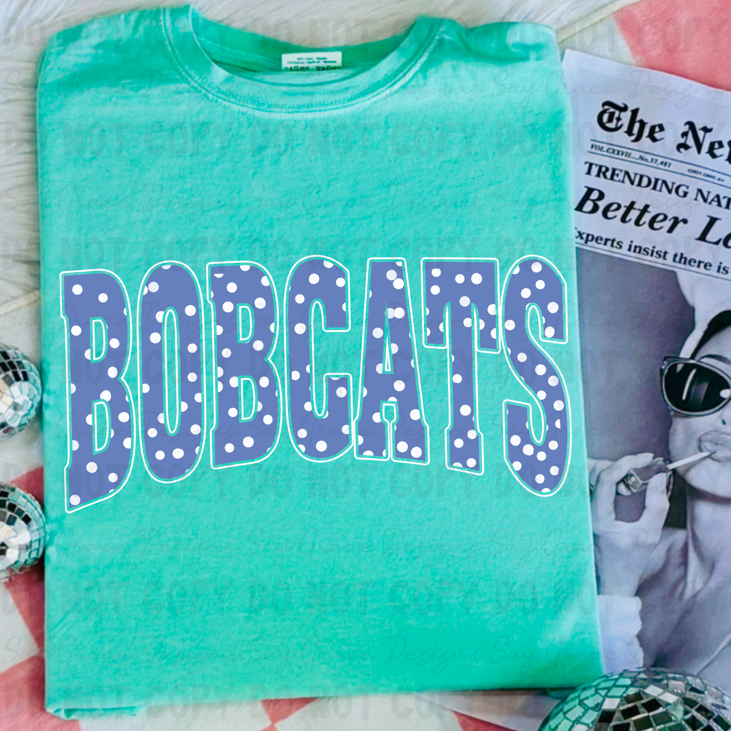 BOBCATS Varsity Polka Dot