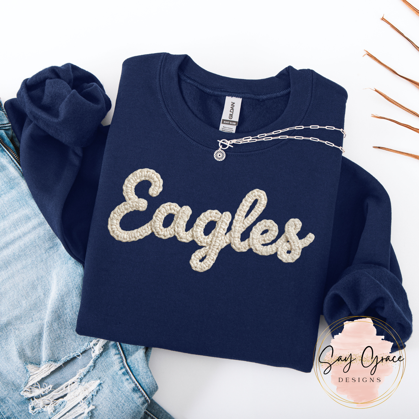 EAGLES Faux Yarn