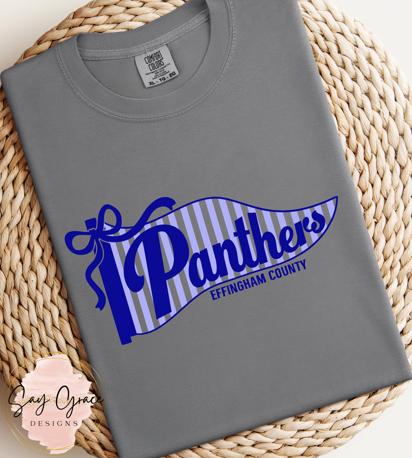 PANTHERS ECMS Pendant with Stripes