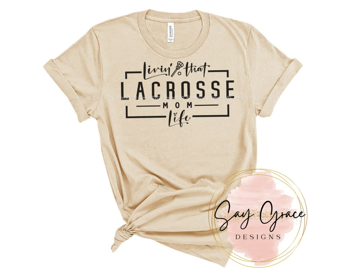 Living That Lacrosse Mom Life - Rectangle
