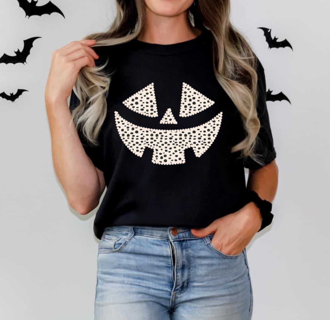 Dalmatian Jack-o’-lantern Face