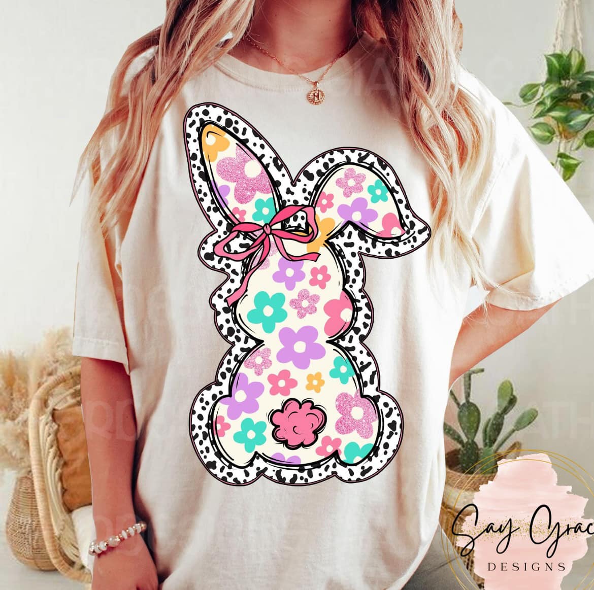 Dalmatian Easter Bunny