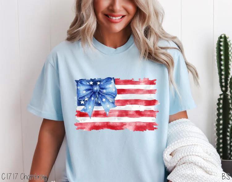 American Flag Bow