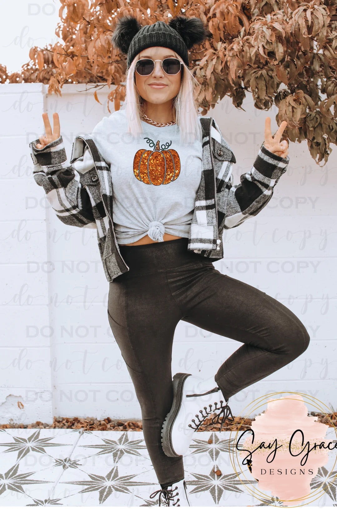 Pumpkin - Faux Sequin