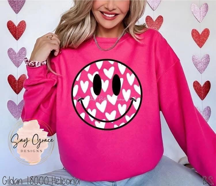 Smiley Face Hearts