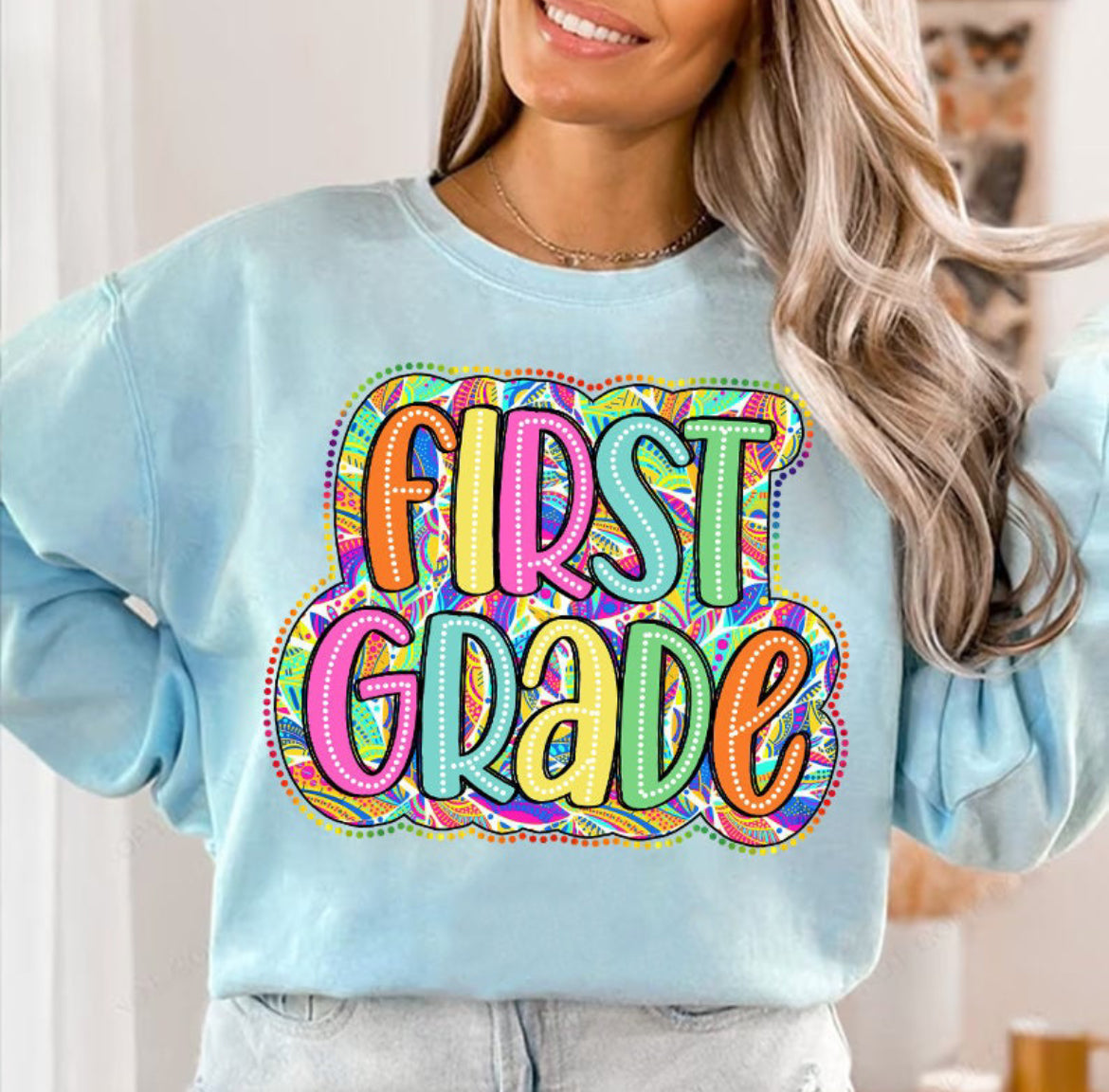 Bright Paisley Floral Grade Level Occupation