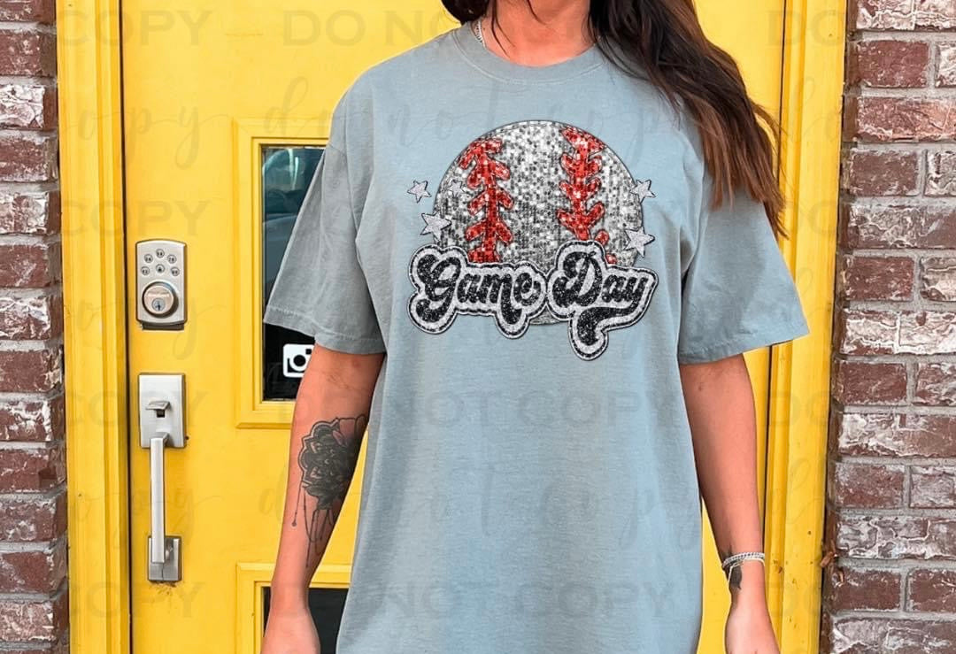 Game Day - Faux Sequin