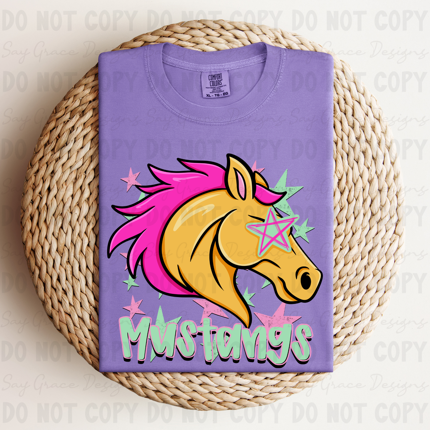 Mustangs Preppy Stars