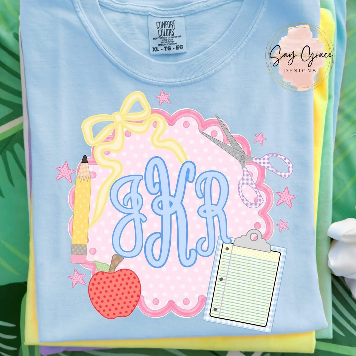 School Frame Monogram