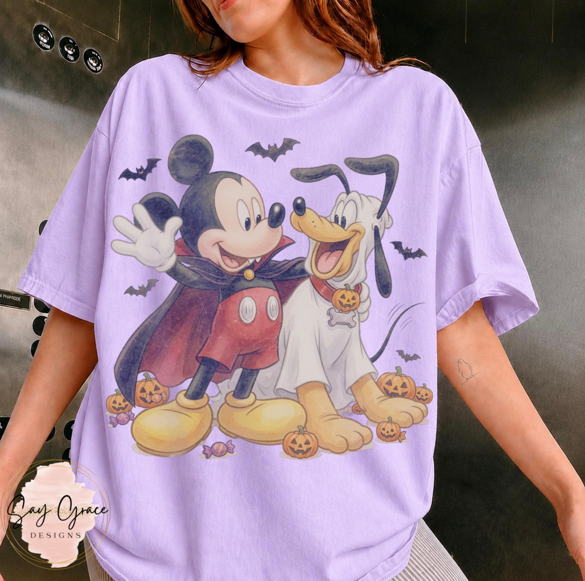 Mickey and Pluto Halloween