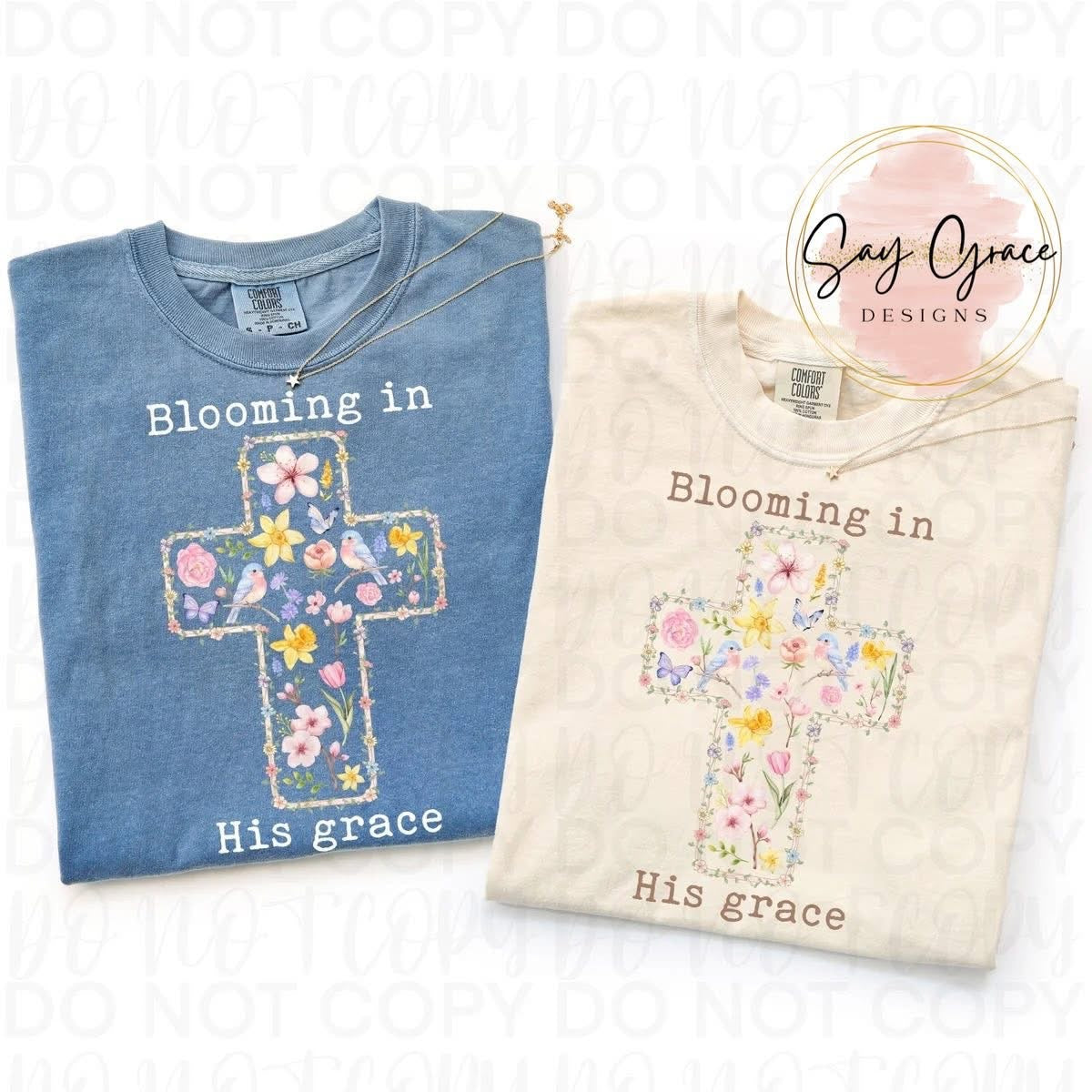 Bloomin in His Grace Cross