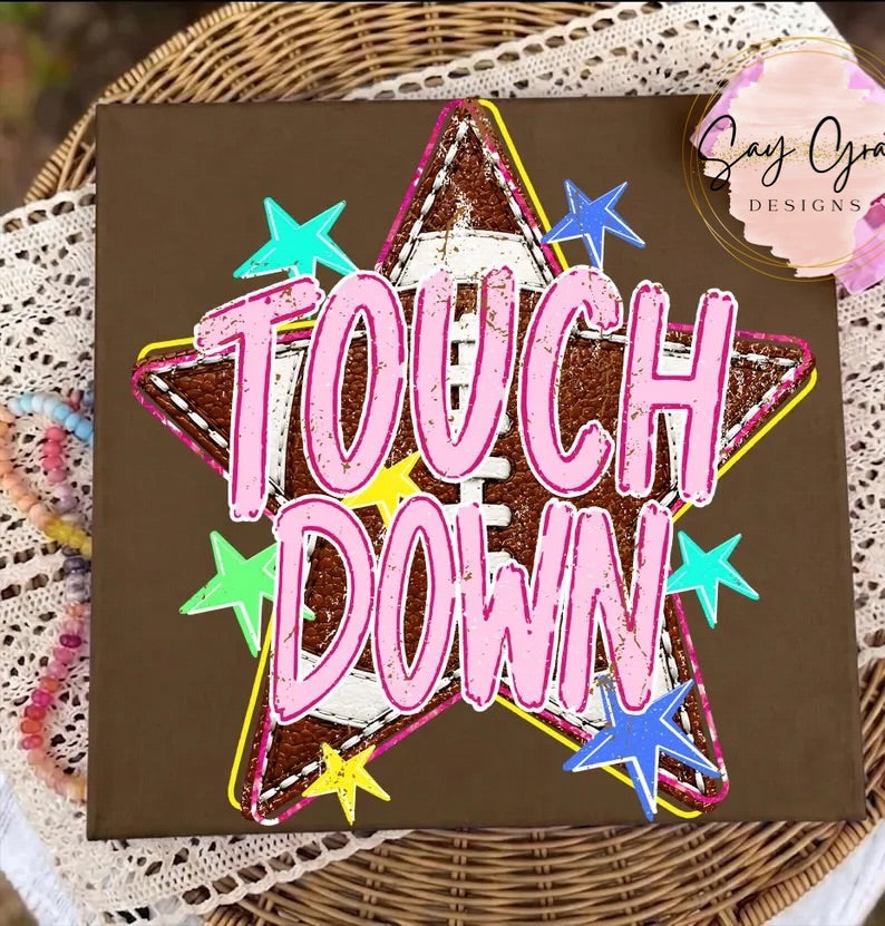 Touch Down Pink Star