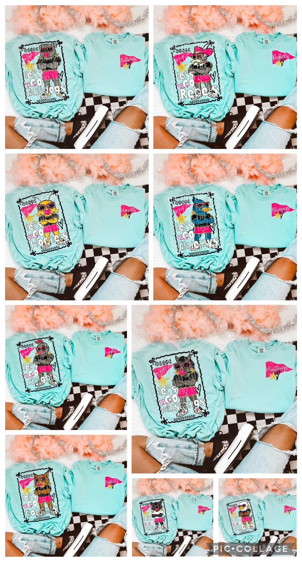 Glam Mascot (Front and Back)