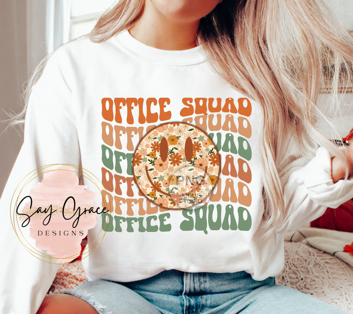 Office Squad Repeat Smiley