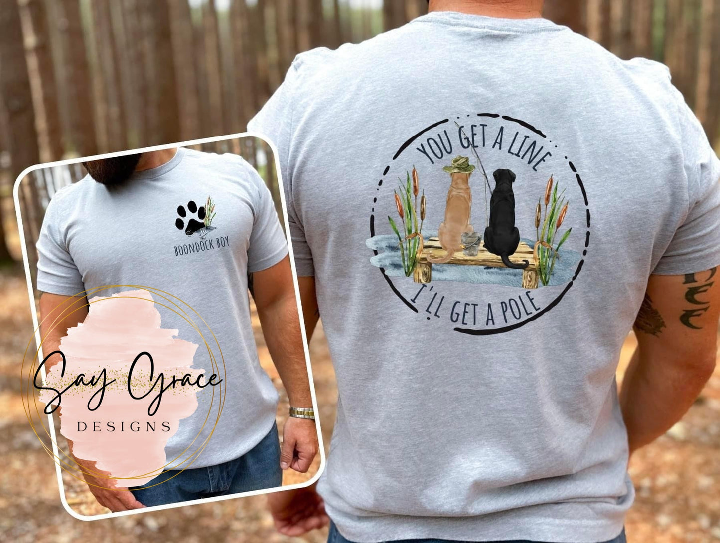 You Get a Line - Front and Back