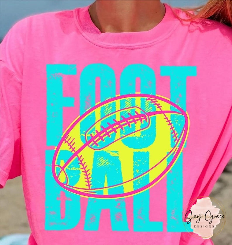 Football Teal/Yellow