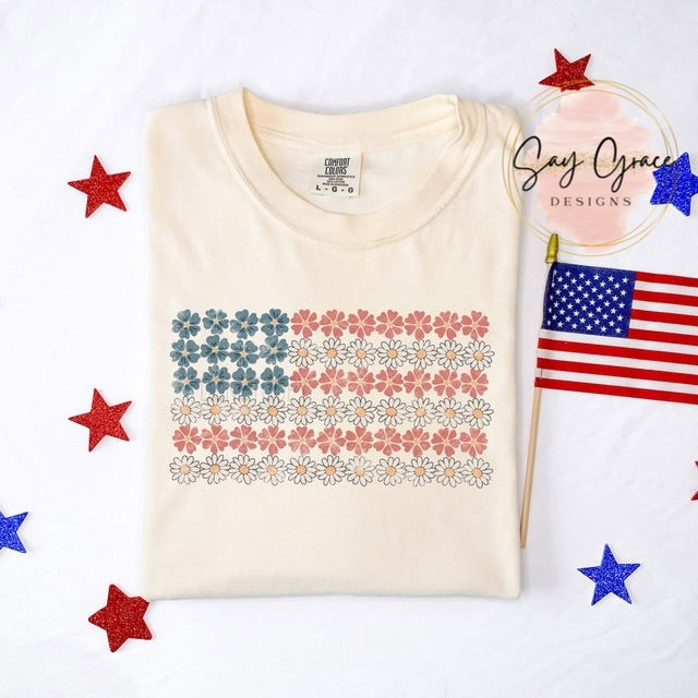 American Flag Daisies