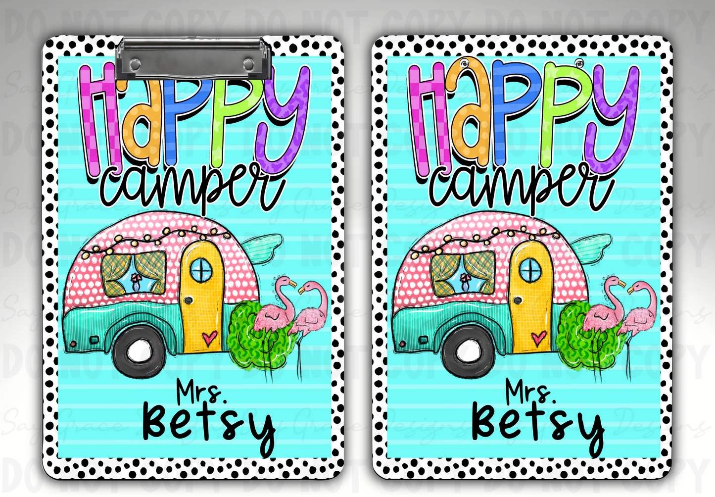 Happy Camper Clipboard
