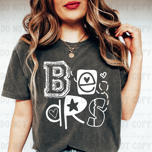 Bears Doodle Letters