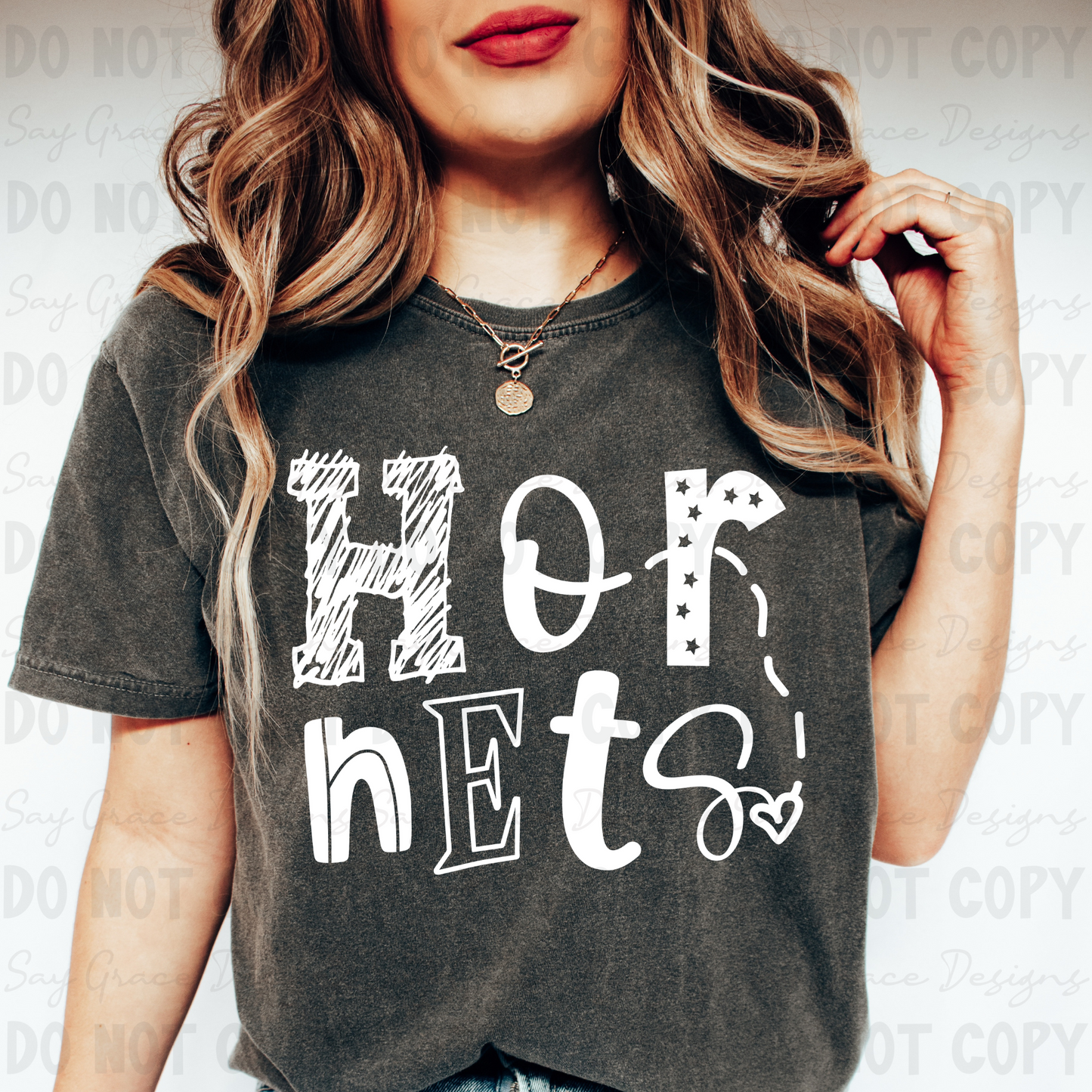 Hornets Doodle Letters