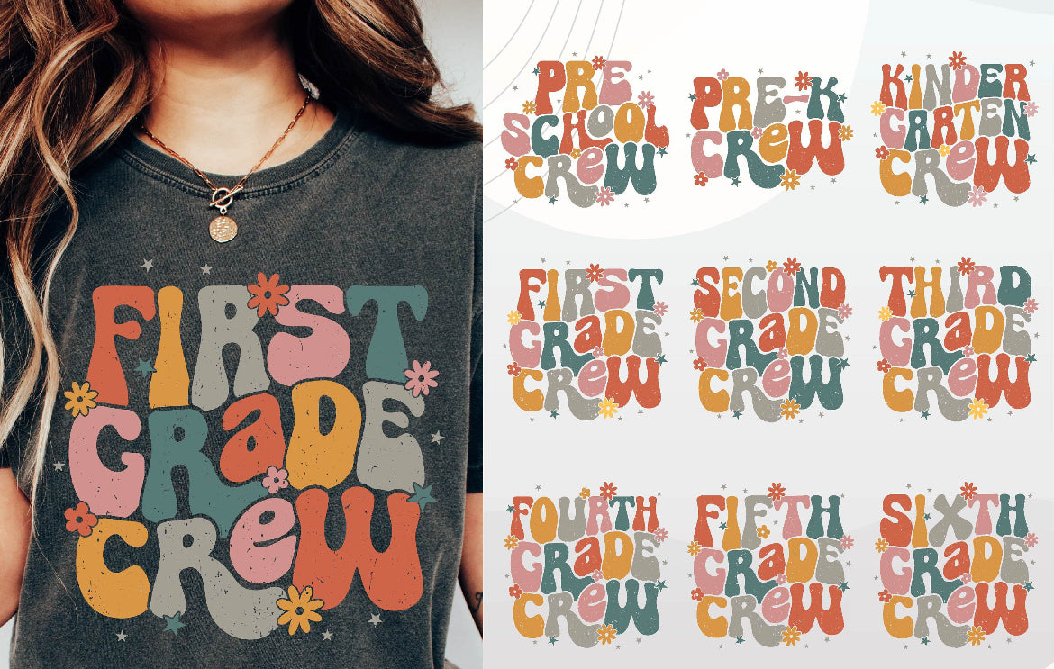 Retro Grade Level Crew