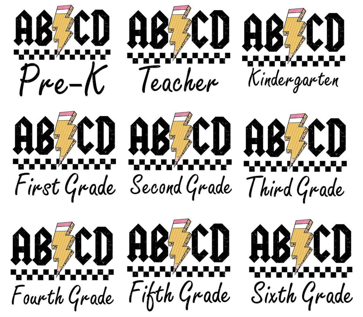 Grade Level/Occupation ABCD Custom