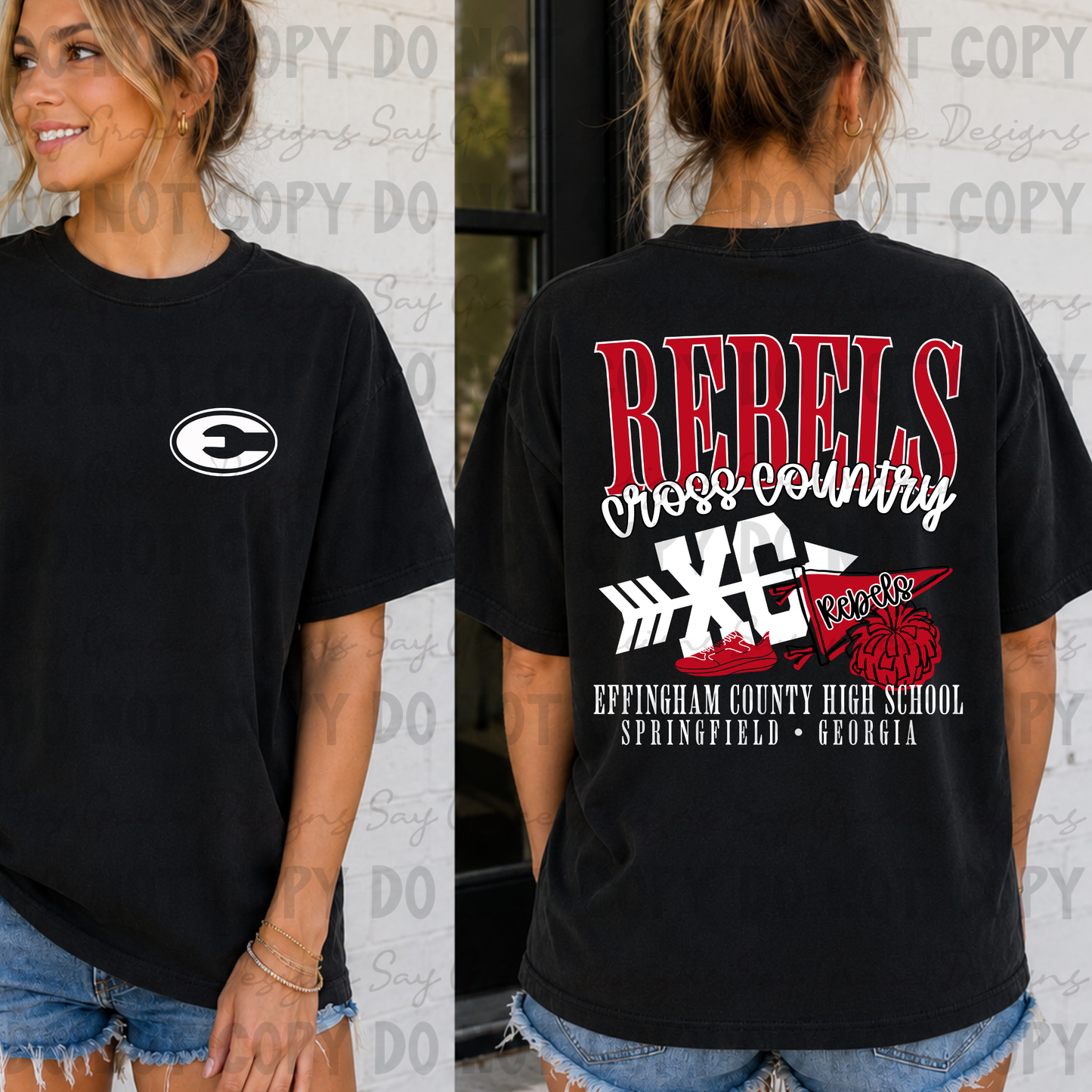 REBELS Cross Country Front and Back