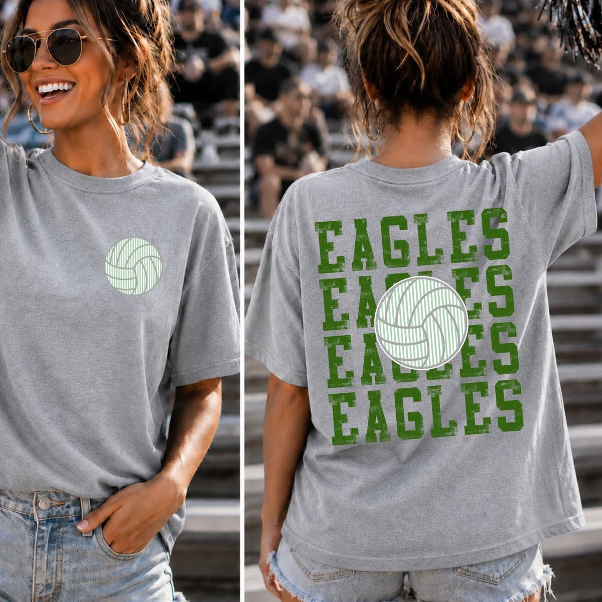 Eagles Volleyball Repeat Seersucker