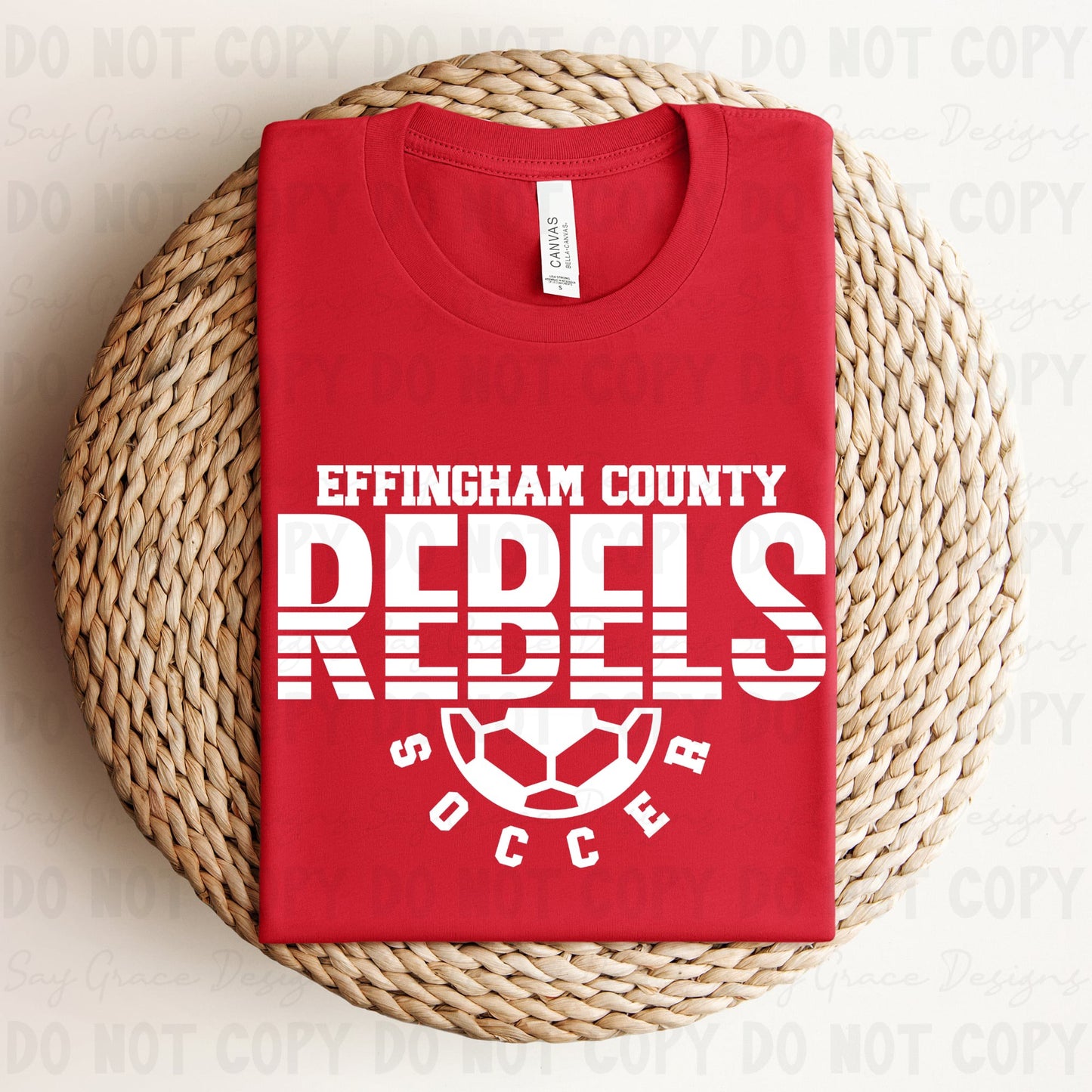Effingham County Rebels Soccer White