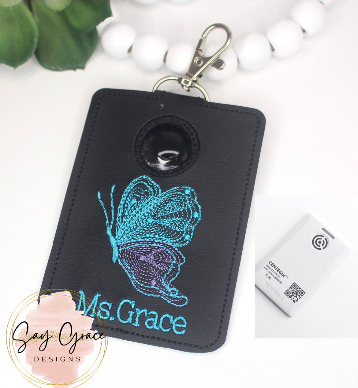 Alarm ID Badge Holder