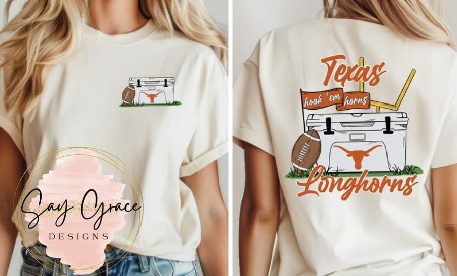Cooler Football - Front and Back