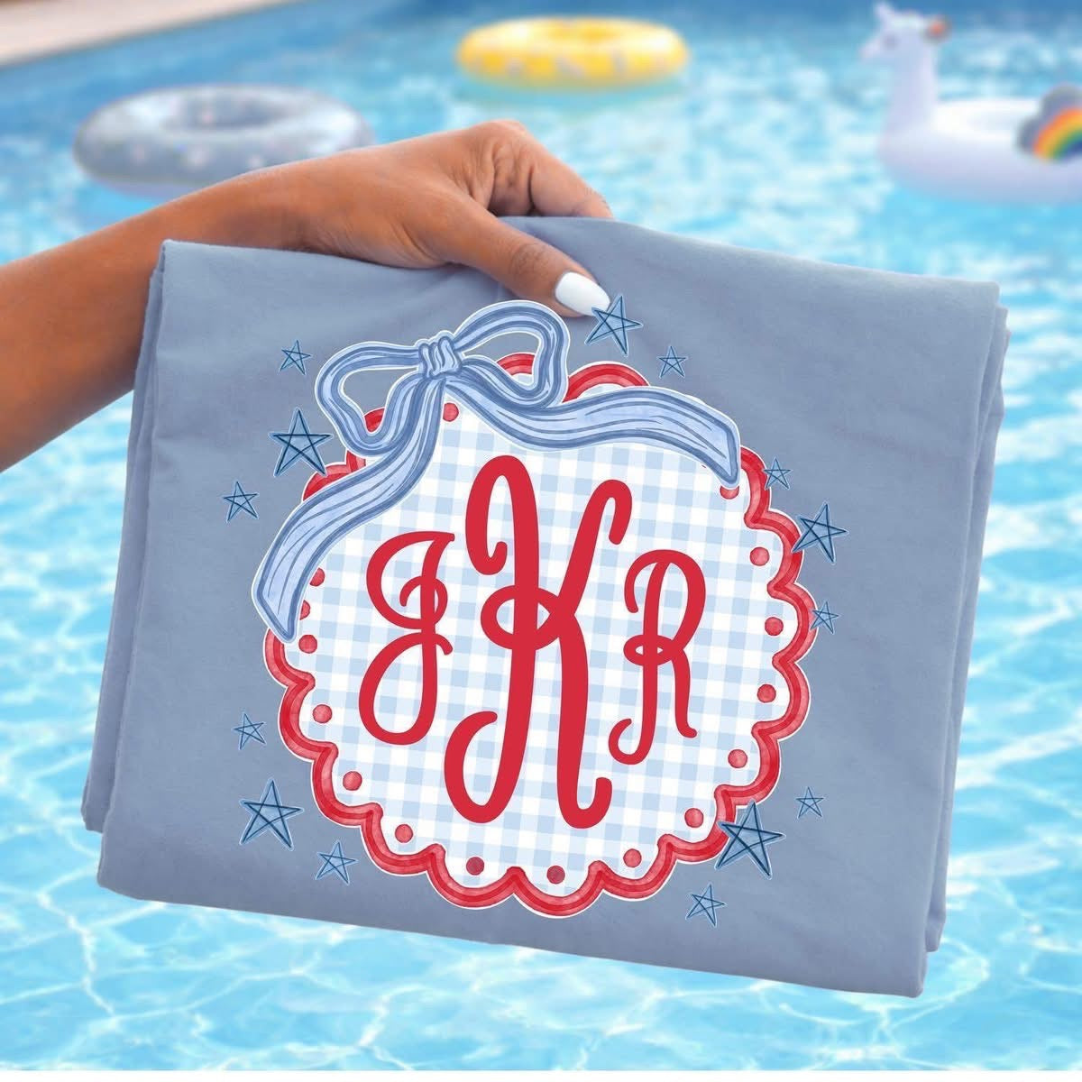 Patriotic Frame Monogram