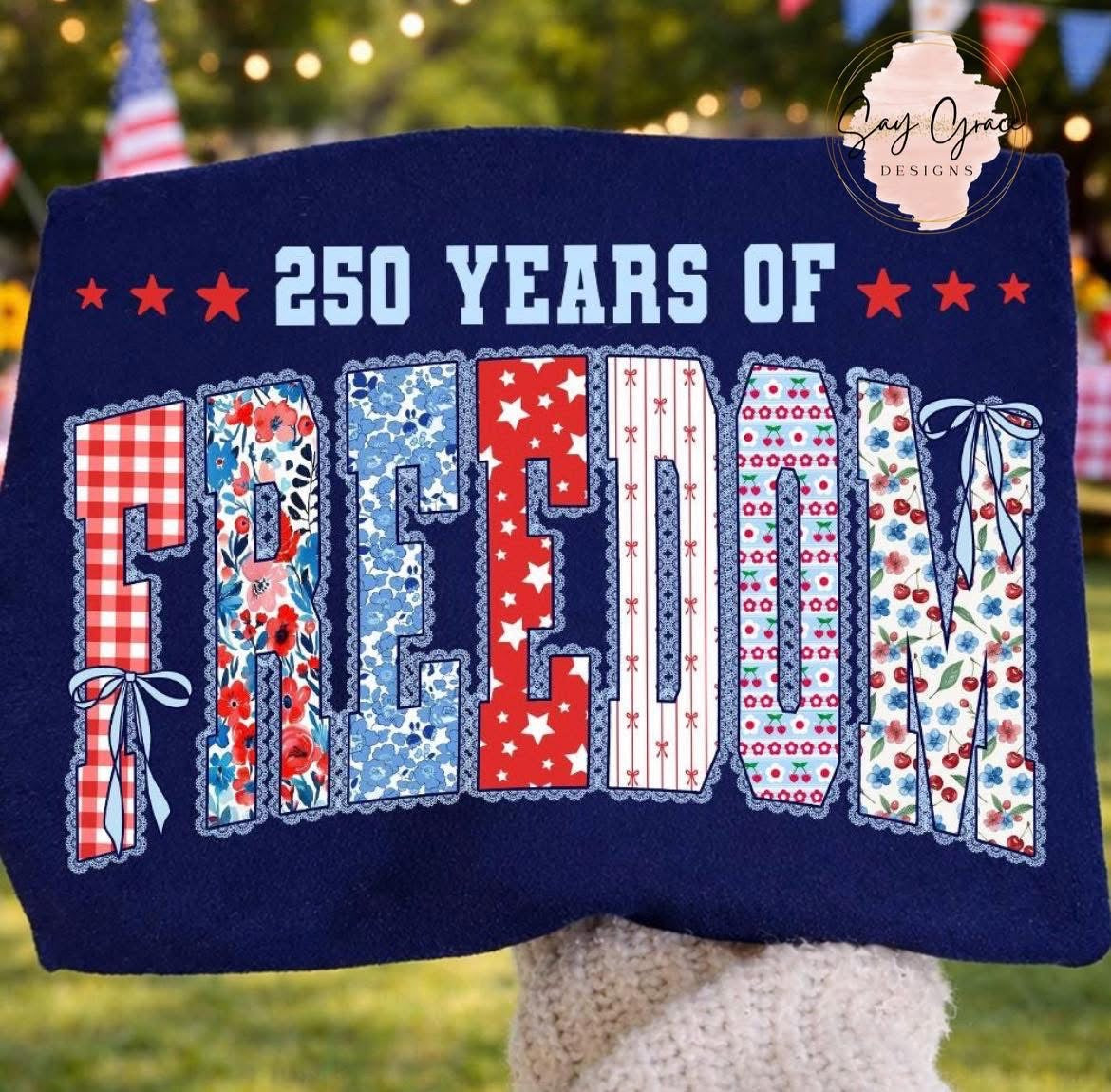 250 Years of Freedom Lace