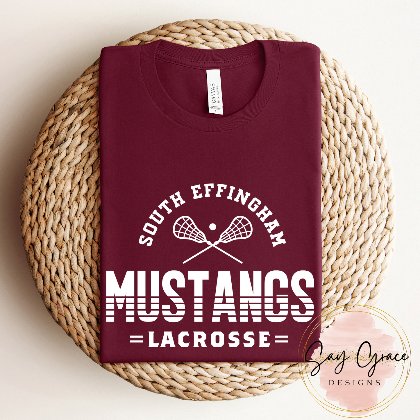 South Effingham Mustangs Lacrosse Sliced