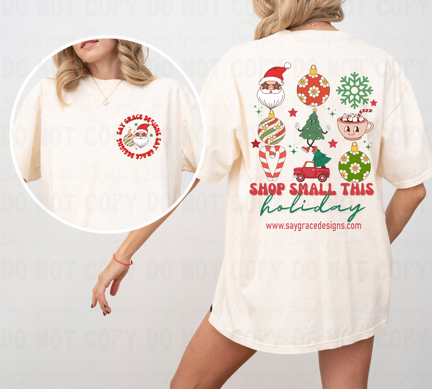 Say Grace Designs Christmas Shop Small