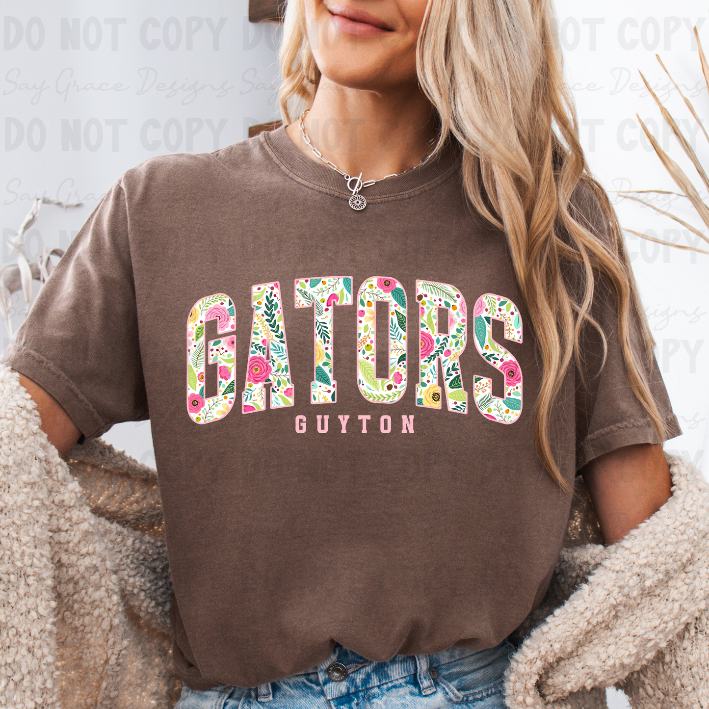 Gators Guyton Floral Varsity