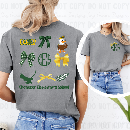 Ebenezer Elementary Eagles Collage-Front and Back