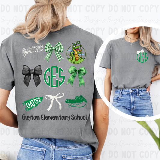 Guyton Gators Collage-Front and Back