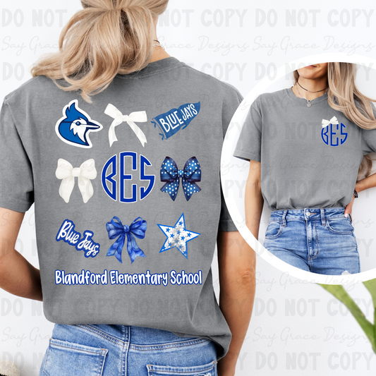 Blandford Blue Jays Collage-Front and Back