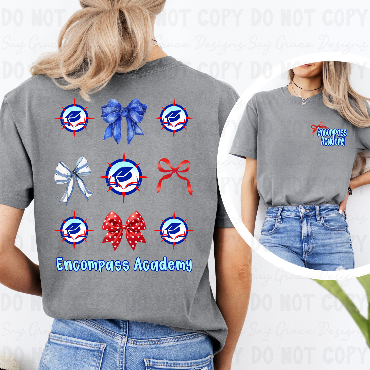 Encompass Academy Collage Front and Back