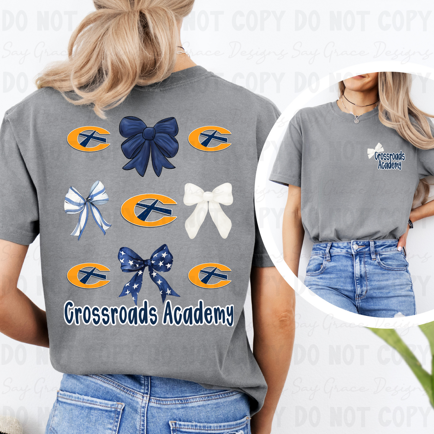 Crossroads Academy Collage Front and Back
