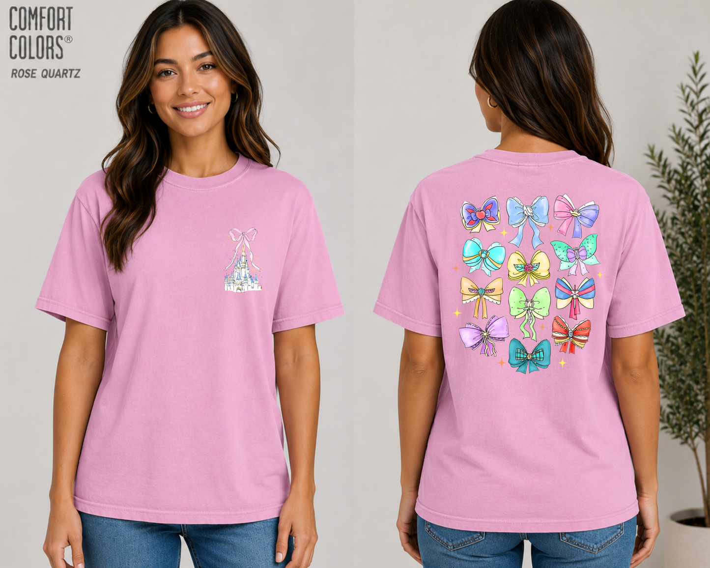 Castle and Bows Front and Back