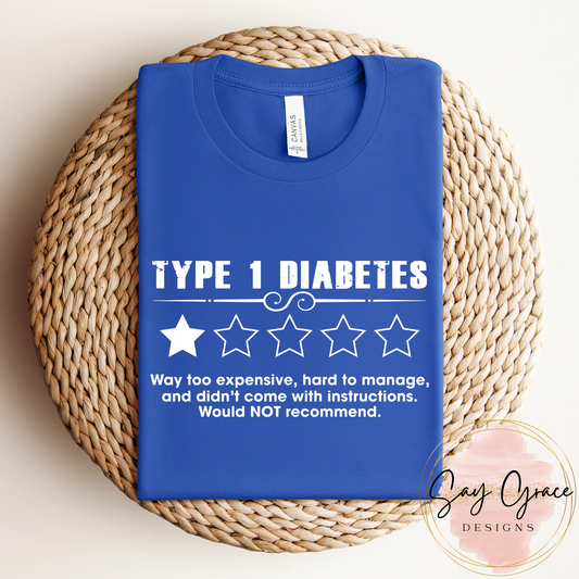 Diabetes Type 1 Not Recommended