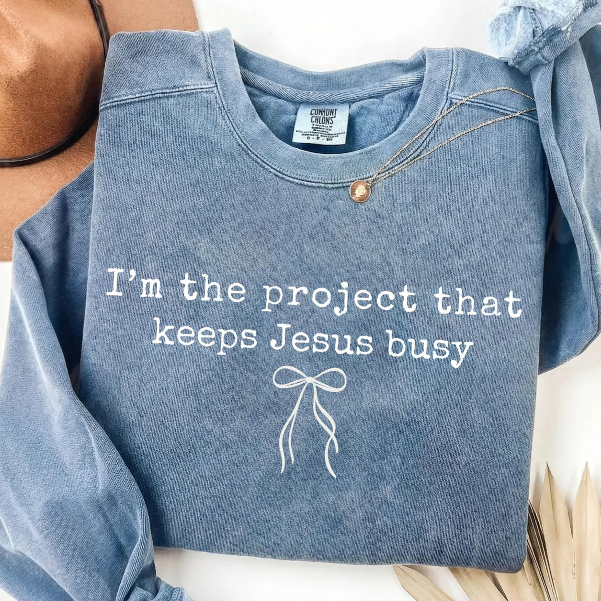 I'm The Project That Keeps Jesus Busy Bow