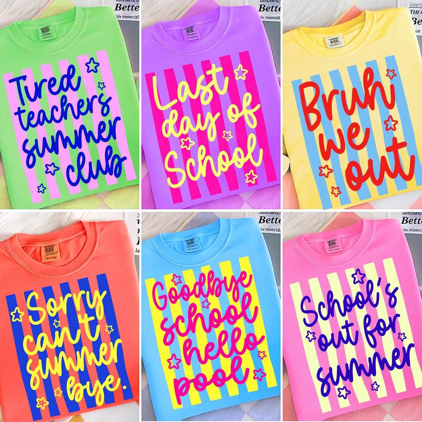 Last Day of School Stripe Bundle