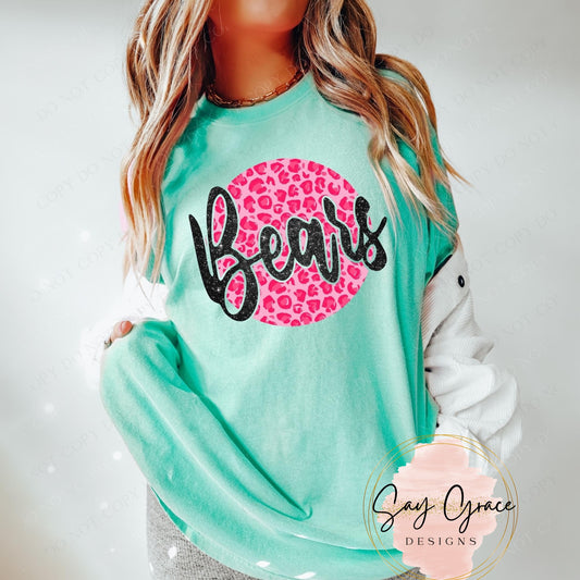 Bears Pink Leopard